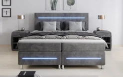 Boxspringbett Sejour mit LED in Cord