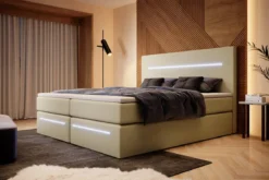 Boxspringbett Sejour mit LED u. Stauraum