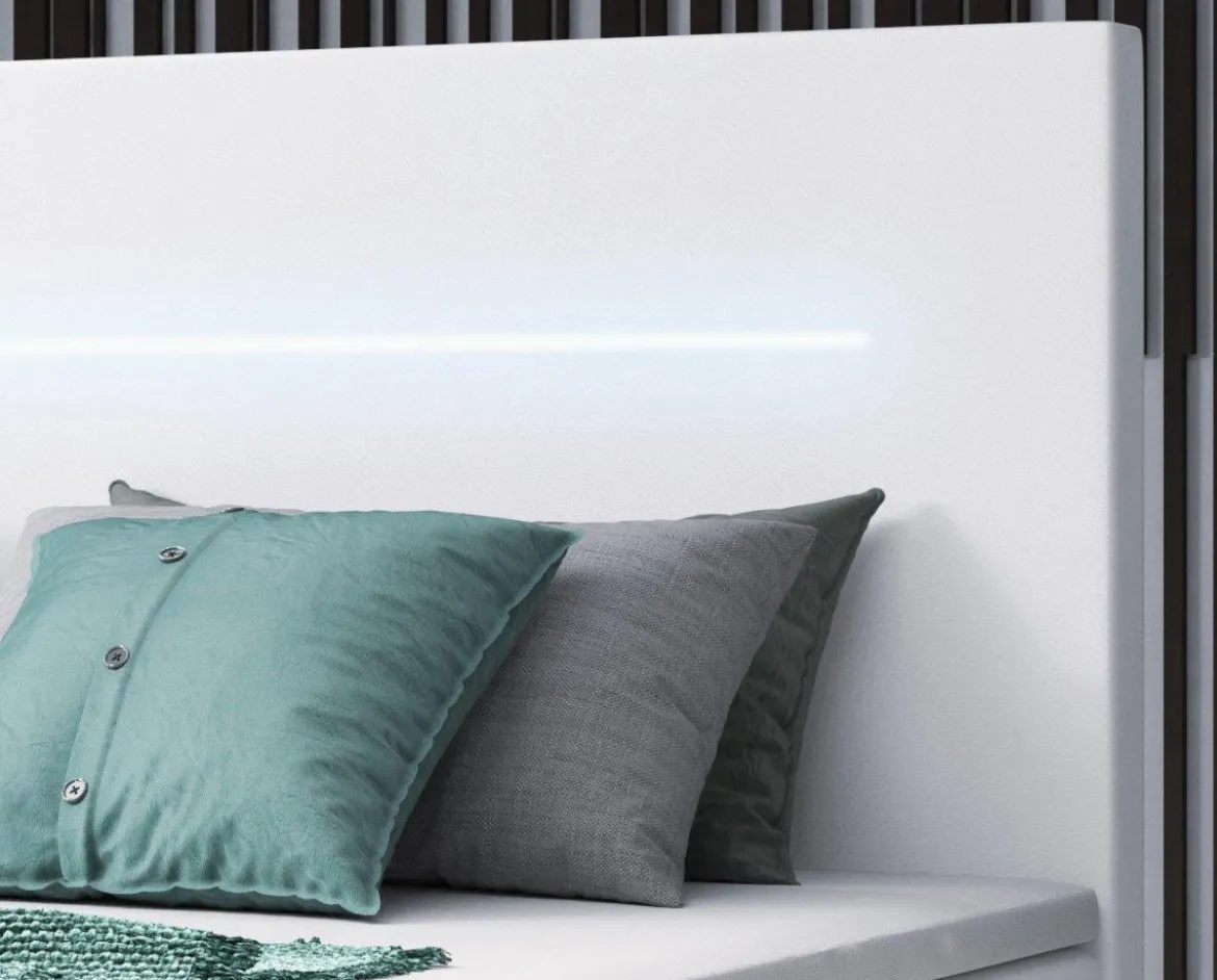 Boxspringbett Sejour mit LED u. Stauraum