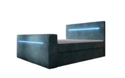 Boxspringbett Sejour mit TV Lift, RGB und Stauraum in Cord