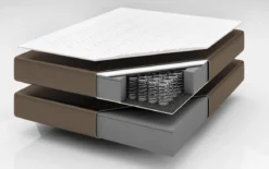 Boxspringbett Sera mit LED und Stauraum (4 Schubladen)