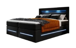 Boxspringbett Sevilla mit LED und Stauraum