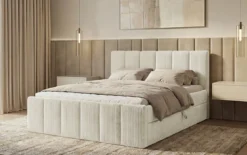 Boxspringbett Siena mit hochklappbarem Stauraum in Cord