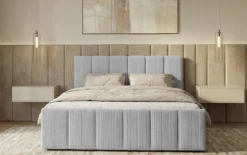 Boxspringbett Siena mit hochklappbarem Stauraum in Cord