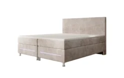 Boxspringbett Simple mit LED in Cord