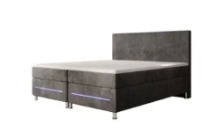 Boxspringbett Simple mit LED in Cord