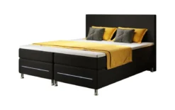Boxspringbett Simple mit LED in Stoff