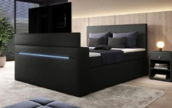 Boxspringbett Simple mit TV Lift und LED
