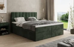 Boxspringbett Sofia in Cord mit Stauraum
