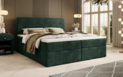 Boxspringbett Soft in Cord mit Stauraum