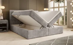 Boxspringbett Soft in Cord mit Stauraum