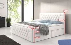 Boxspringbett Sognare mit Stauraum