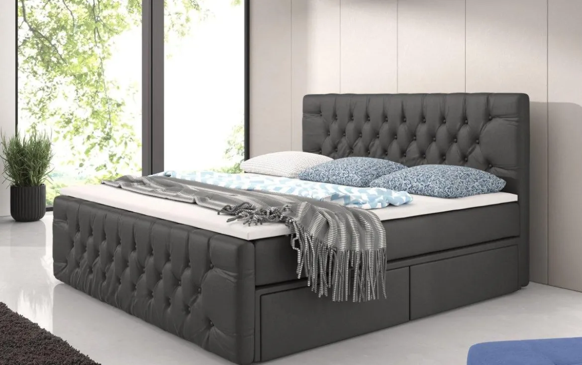 Boxspringbett Sognare mit Stauraum