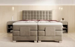 Boxspringbett Sorella Samt elektrisch verstellbar