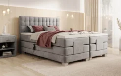 Boxspringbett Sorella Samt elektrisch verstellbar