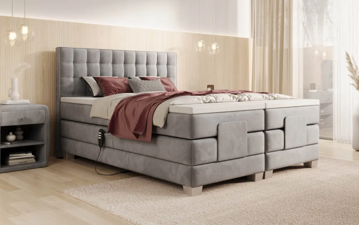 Boxspringbett Sorella Samt elektrisch verstellbar