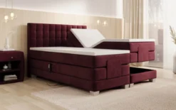 Boxspringbett Sorella Samt elektrisch verstellbar