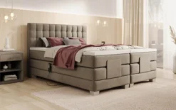 Boxspringbett Sorella Samt elektrisch verstellbar