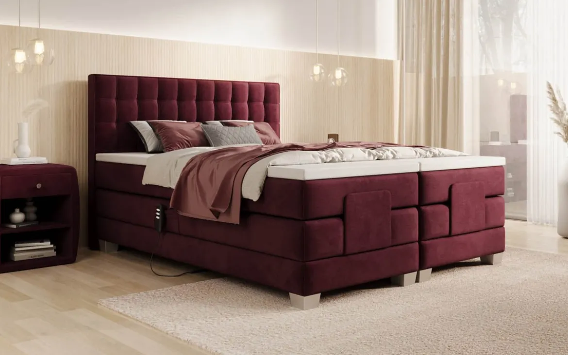 Boxspringbett Sorella Samt elektrisch verstellbar