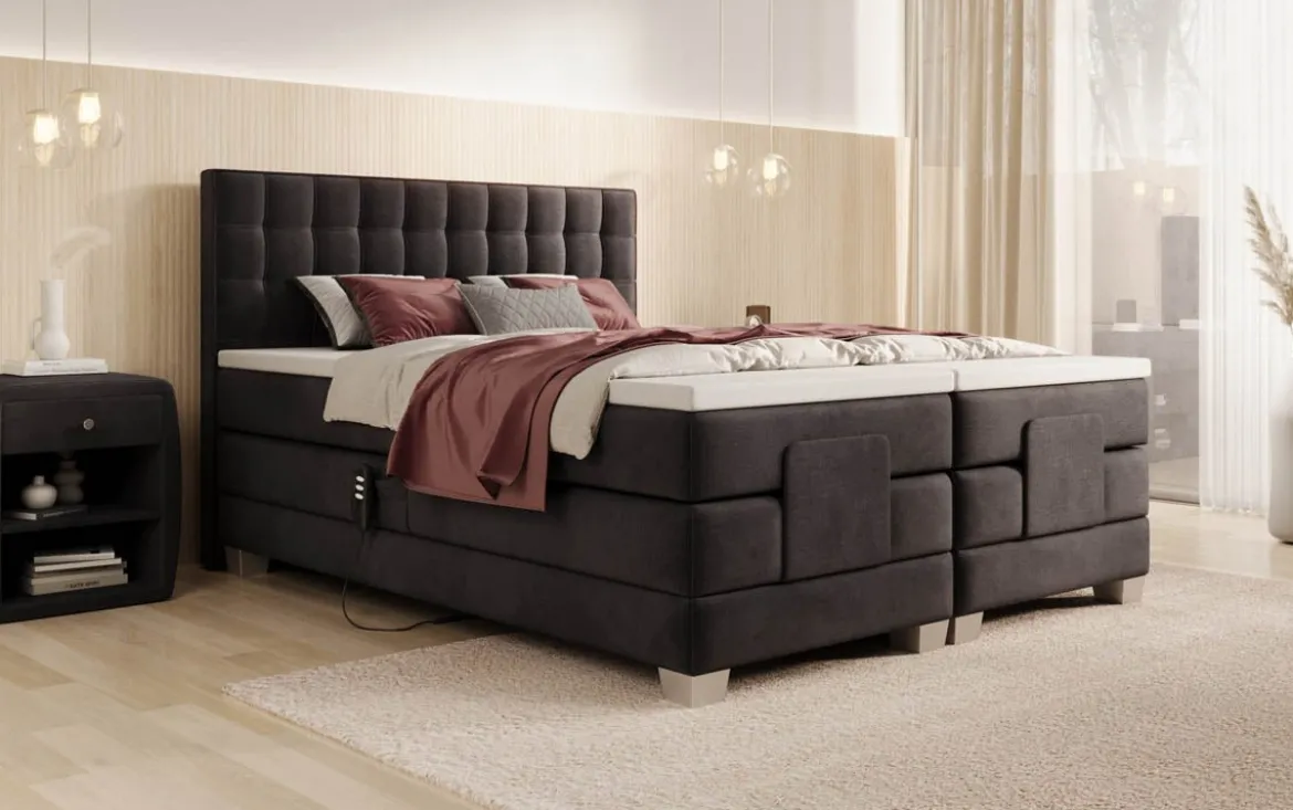 Boxspringbett Sorella Samt elektrisch verstellbar