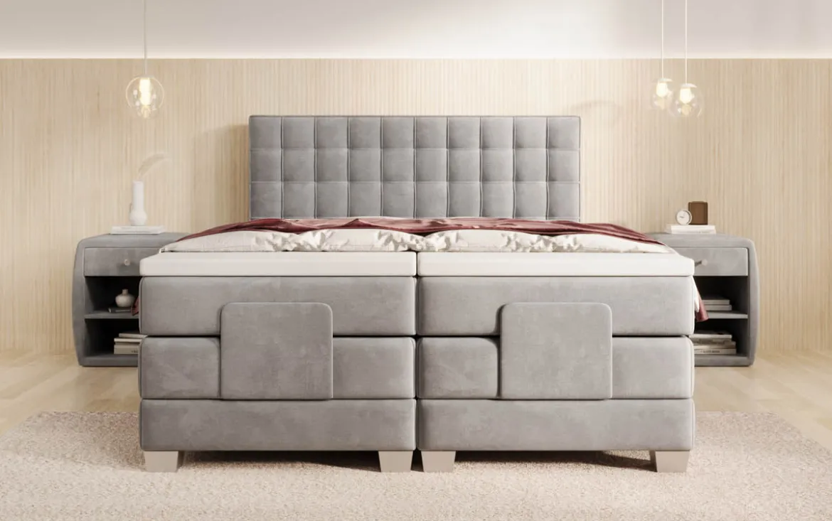 Boxspringbett Sorella Samt elektrisch verstellbar