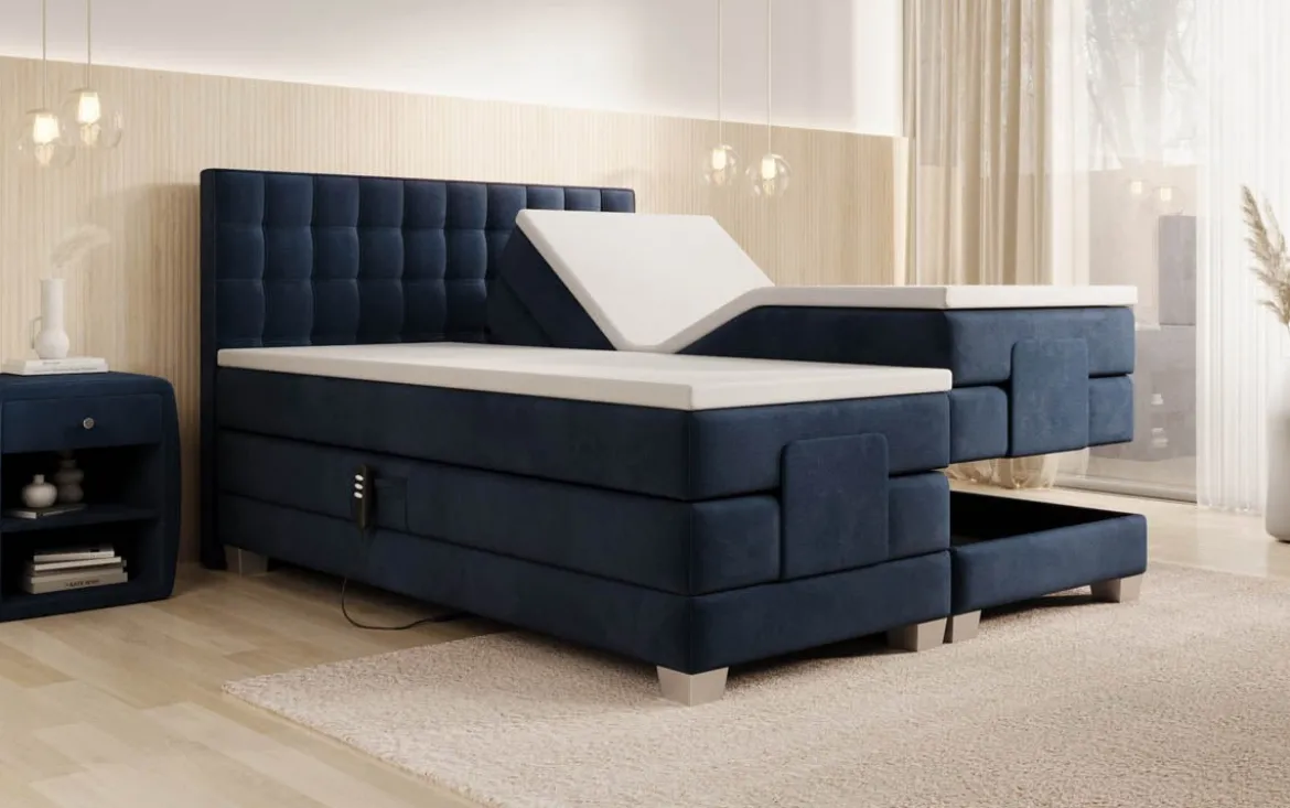 Boxspringbett Sorella Samt elektrisch verstellbar