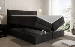 Boxspringbett Stella mit Stauraum in Cord