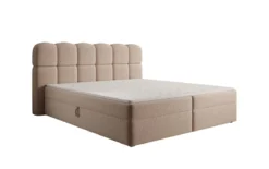 Boxspringbett Tilde in Strukturstoff mit Stauraum