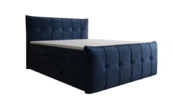 Boxspringbett Treviso mit Stauraum in Samt