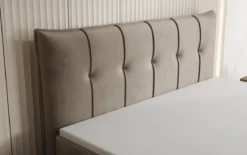 Boxspringbett Treviso mit Stauraum in Samt
