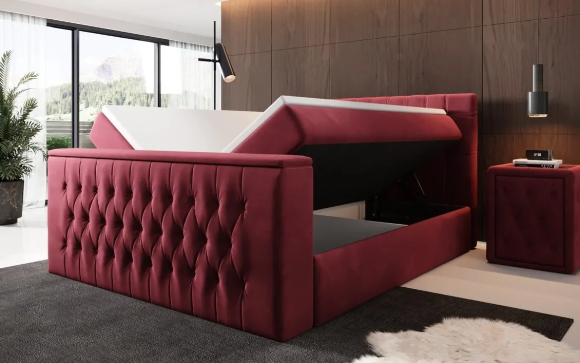 Boxspringbett Velano mit TV Lift und Stauraum