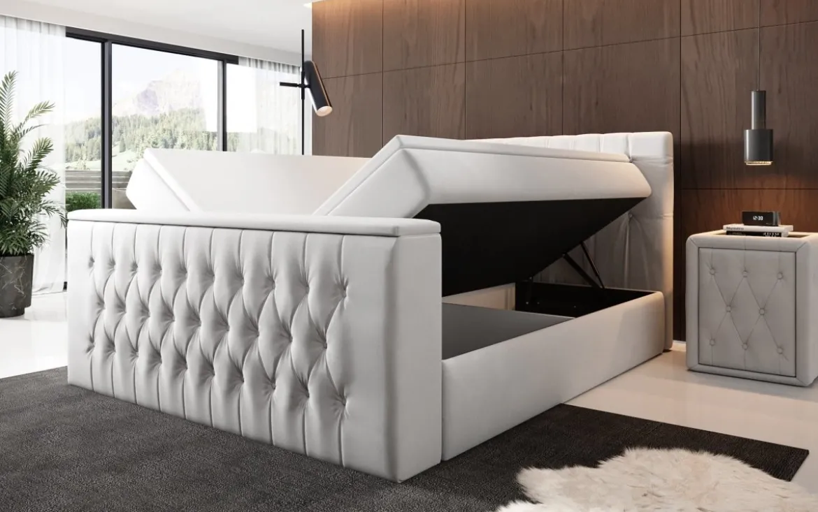 Boxspringbett Velano mit TV Lift und Stauraum