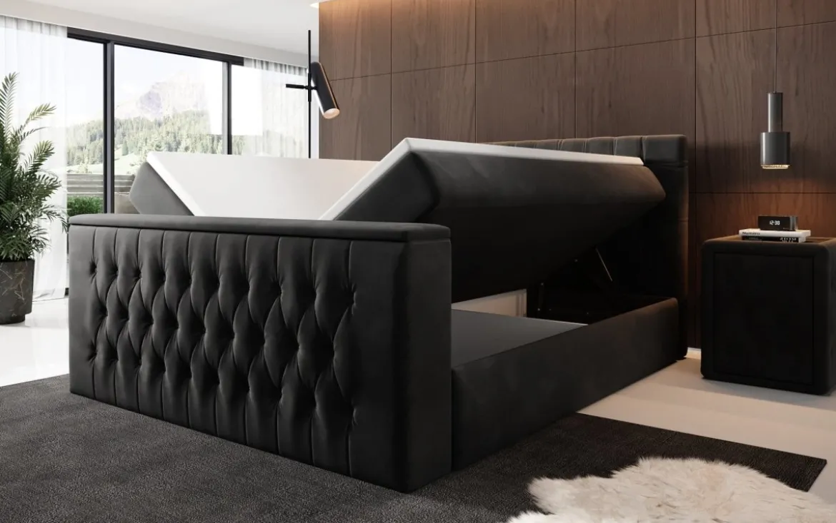 Boxspringbett Velano mit TV Lift und Stauraum