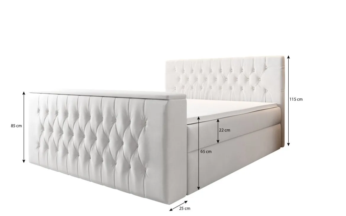 Boxspringbett Velano mit TV Lift und Stauraum