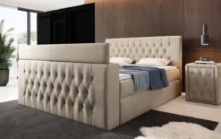 Boxspringbett Velano mit TV Lift und Stauraum