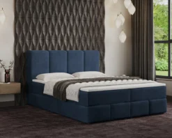 Boxspringbett Venedig Samt mit Stauraum