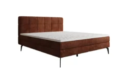 Boxspringbett Vera in Cord mit hohen Füßen