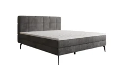 Boxspringbett Vera in Cord mit hohen Füßen