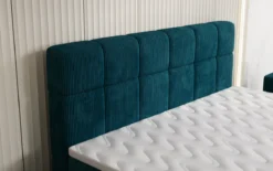 Boxspringbett Vera in Cord mit hohen Füßen