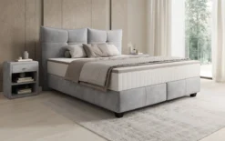 Boxspringbett Veyora in Samt