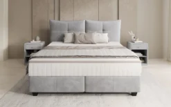 Boxspringbett Veyora in Samt
