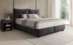 Boxspringbett Veyora in Samt