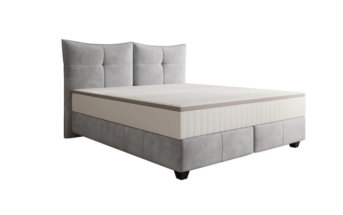 Boxspringbett Veyora in Samt