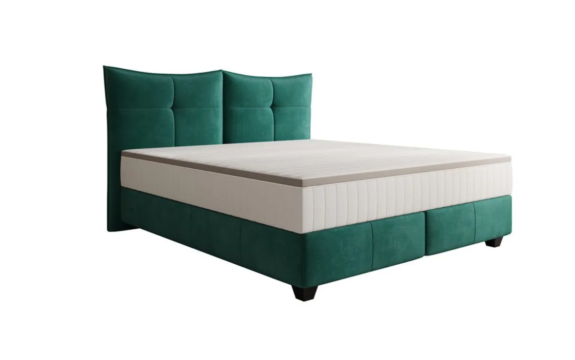 Boxspringbett Veyora in Samt