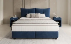 Boxspringbett Veyora in Samt