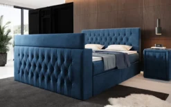 Boxspringbett Vulnero mit TV Lift und Stauraum (2 Schubladen)