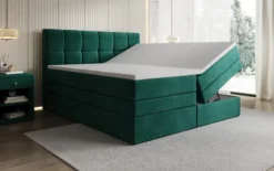 Boxspringbett Windsor mit Stauraum in Samt