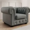Chesterfield Royal 3+2+1 Sofa Set in Echtleder