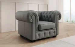 Chesterfield Royal 3+2+1 Sofa Set in Echtleder