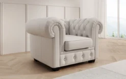 Chesterfield Royal 3+2+1 Sofa Set in Echtleder